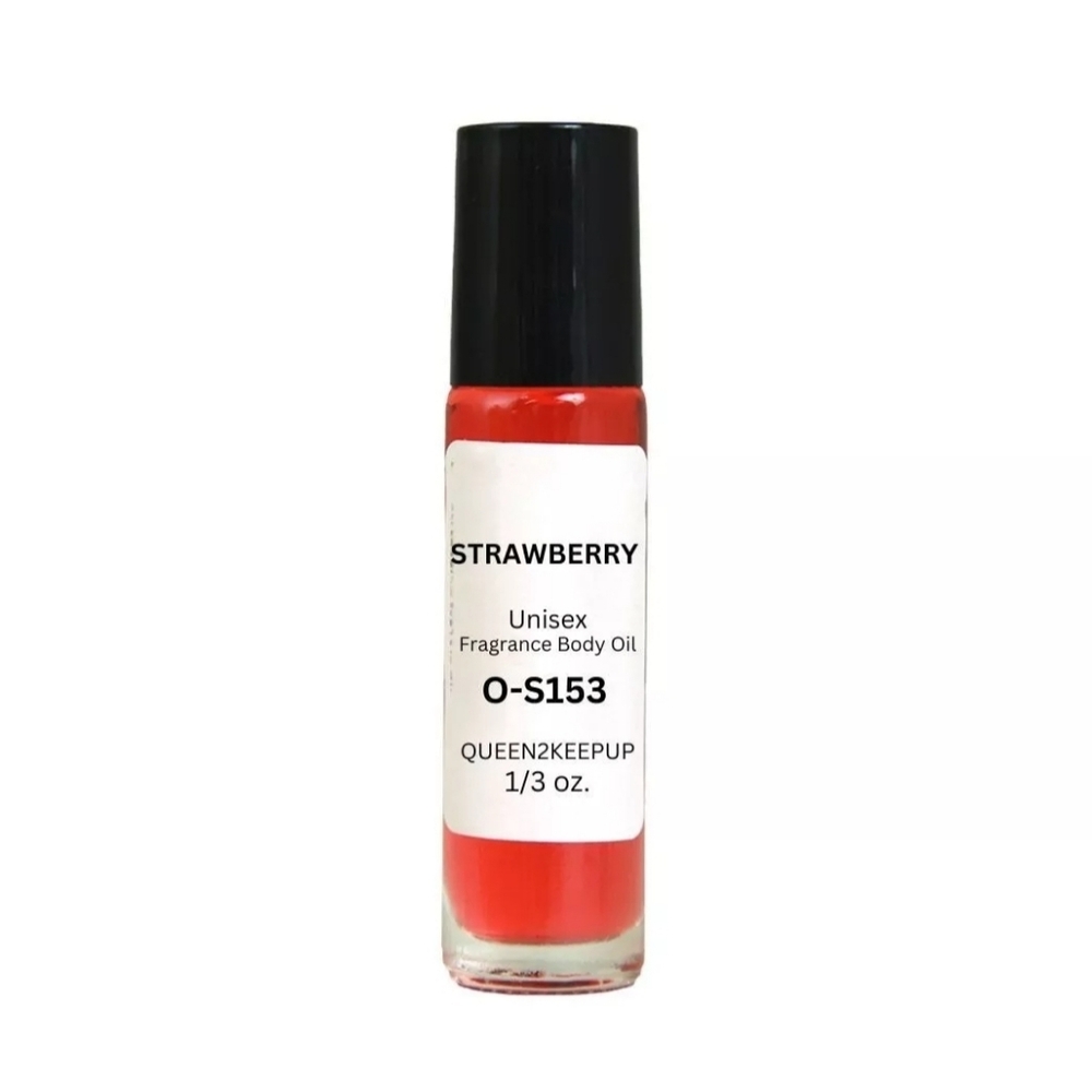 Strawberry (Unisex) Body Oil 10 ml Fragrance Similar 1/3 oz Roll-On Scent